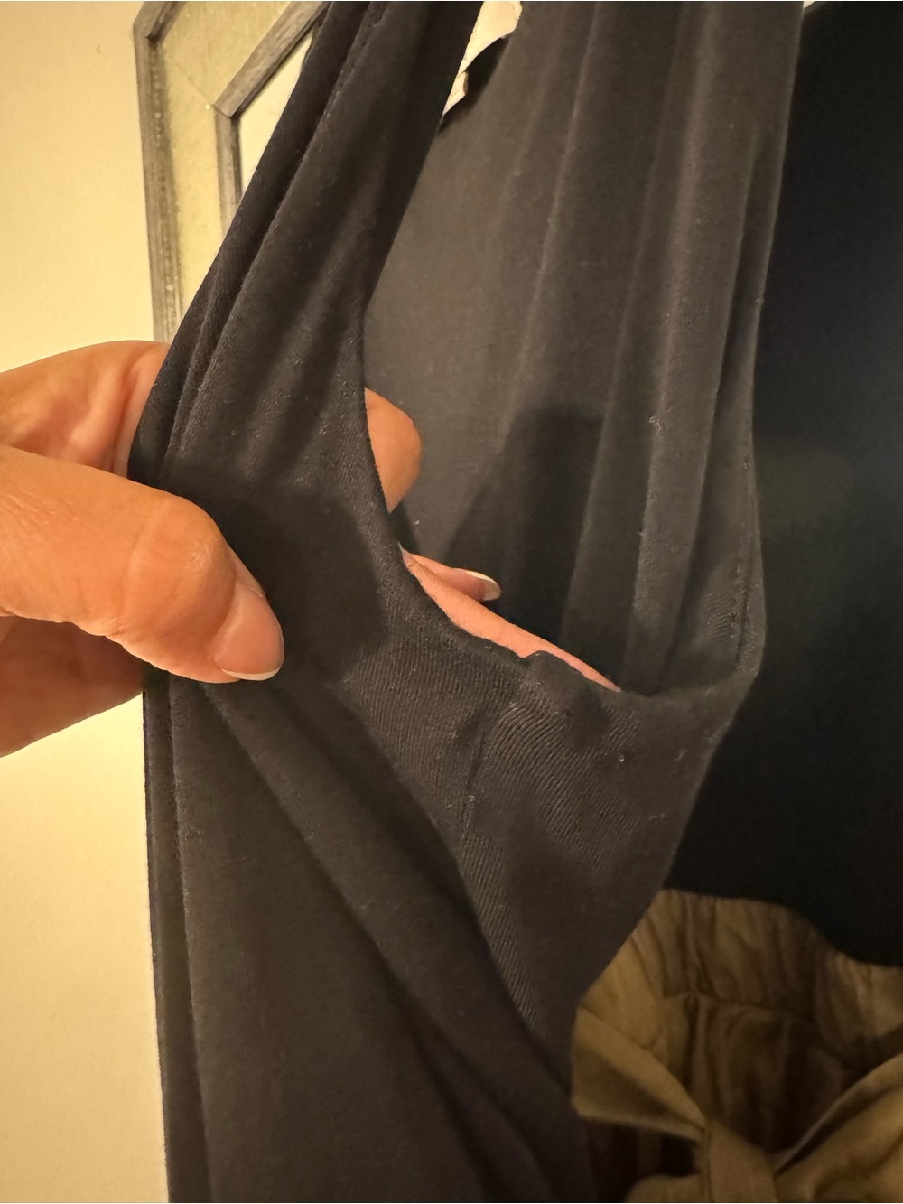 LOFT Black & Tan Maxi Skirt Dress - Picture 6 of 7
